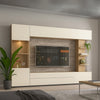 LAZANDO Modern TV Unit with optional LED Lighting – Living Room Furniture Set