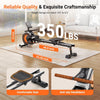 16 Levels Magnetic Rowing Machine Rower with LCD Monitor Home Gym Cardio Workout