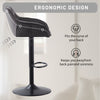 Set of 2/4 Bar Stools Velvet w/Armrest 8cm Thick Seat Swivel Bar Chair Breakfast