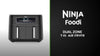 Ninja Foodi Dual Zone Air Fryer | 7.6L, 6 Functions | REFURB | AF300UK