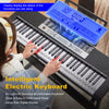 Mustar 61 Light-Up Keys Portable Learning Electronic Keyboard Piano Beginner LCD