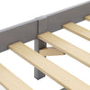 3ft Single Bed Wooden Solid Pine Kids Storage Bed Frame w/ 2 Drawers Grey 90x190