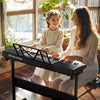 Mustar 61 Light-Up Keys Portable Learning Electronic Keyboard Piano Beginner LCD