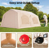 Inflatable 8-10+ Person Air Tent With Canopy Living Area Air - OXFORD FABRIC