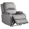 Recliner Armchair for Living Room, Recliner Chair with Cup Holder Grey