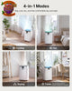 12000 BTU Portable Air Conditioner Smart WiFi AC Dehumidifier Fan Remote Control