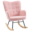 Nursing Rocking Chair Nursery Glider Rocker Armchair for Living Room Refurbished