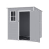 6ft x 6ft Plastic Sheds Outdoor Garden Shed Lockable Utility Tools Storage House