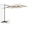 Large Offset Hanging Umbrella w/ 360° Rotation