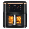 Air Fryer 10L with Easy-View Window, Touch Controls, Nonstick, 6 Function