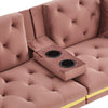 MODERN VELVET SOFA BED 2 SEATER CLICK CLACK SOFA SETTEE COUCH FOR LIVING ROOM