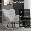 Nursing Rocking Chair Nursery Glider Rocker Armchair for Living Room Refurbished