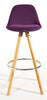 Bar Stools Kitchen Breakfast Chairs Dining Modern Wooden Velvet | Set of 2