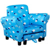 Kids Armchair Children Sofa Set with Footrest Toddler Padding Couch