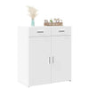Sideboard White 80x42.5x93 Engineered Wood W7E6