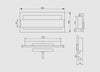 Bio fireplace 900x400 with glass Black Structural