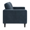Dusk Soho Dark Blue Matte Velvet 2 Seater Sofa RRP £999
