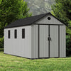 16x8 12x8 8x8FT Plastic Garden Tool Storage Shed Outdoor Lockable Bike Bin House