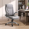 Vinsetto High Back Executive Office Chair, Grey, Refurbished