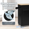 Kitchen Island Storage Trolley Rolling Cart Shelves Cupboard Cabinet Drawer Home