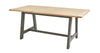Sloane Solid Oak & Acacia 4-6 Seater Extending Dining Table RRP £629
