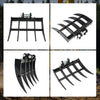 Mini Excavator Attachment Mini Digger Rake 450mm / 25mm Pins Mini Grabber
