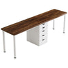 78.74 Inch Extra Long 2 Person Desk, Double Office Computer Desk with 5 Drawers