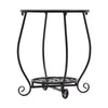Small Garden Mosaic Butterfly Drinks Side Table Bistro Dining Outdoor Patio Home