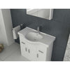 Bathroom Cabinet Vanity Unit Sink Basin Storage White Ceramic Bundle Furniture