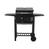 Large Charcoal BBQ Grill Smoker Trolley Portable Outdoor Garden Barbecues Grill