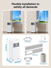 7000 BTU Portable Air Conditioner 4-in-1 Dehumidifier Fan Sleep Mode 24H Timer