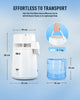 CO-Z 4L 750W Stainless Steel Water Distiller Water Filter Purifier Medical Home