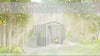 7 x 4ft Garden Shed Storage with Foundation Kit and Vents, Dark Grey