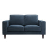 Dusk Soho Dark Blue Matte Velvet 2 Seater Sofa RRP £999