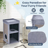 Cat Condo Cat Pet House Cat Barrel Tower Play Activity Center With Scratch Pad