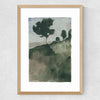 East End Prints Jörgen Hansson 'The Slope II' Framed A1 Print | 22mm Oak Frame