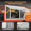 36"x24" Concession Stand Serving Window Opening for Food Truck Service Awning