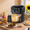 Air Fryer 5L Digital Large Transparent Multifunction Oven Cooker 1800W Oil Free