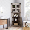 Corner Cabinet with Glass Door,170cm Tall Storage Organiser for Living Room