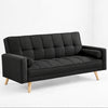 Sofa Bed, Multipurpose Fabric Sofa Bed, 3-Seater Fabric Upholstered Sofa Bed