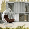 Hanging Egg Chair Rattan Garden Swing Chairs Patio Indoor Outdoor With Cushion