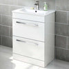 Vanity Unit & Basin Sink Cabinet Bathroom Storage Furniture Free Standing Wall