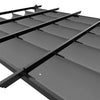 4X3M Heavy Duty Metal Pergola with Retractable Roof Outdoor Garden Gazebo Canopy