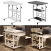 Height Adjustable Mobile Laptop Table Notebook Computer Desk Sofa Bed Tray Stand