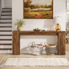 63-Inch Long Console Table, Farmhouse Wood Sofa Table for Hallway, Living Room