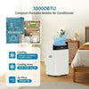 10000BTU Portable Air Conditioner 4-in-1 AC Unit Fan Dehumidifier Timer