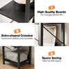 Narrow Bookshelf Bookcase 6 Tier Storage Rack Corner Display Shelf Metal Frame
