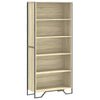 Book Cabinet Sonoma Oak 80x31x169 Engineered wood F2M3