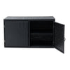 400 Litre PE Wicker Shed Waterproof Outdoor Garden Storage Box Furniture Utility