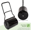 Lawn Roller Garden Grass Roller Heavy Duty Steel Water Fill Drum Push Handle 72L
